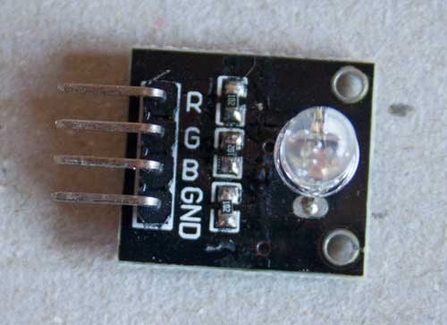 Module RGB KY-016 à trois couleurs pour Arduino