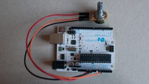 Connexion d'un potentiomètre à notre Arduino